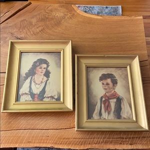 Gypsy children rare. Chiko & Elena by Ann Allaban